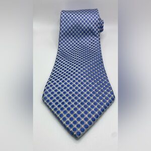 Charvet Place Vendome Blue and Gray Dot Tie Luxury
